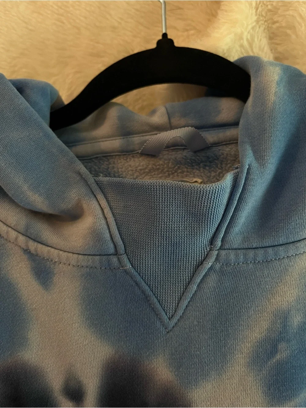GAP Teen Blue Tie-Dye Pullover Hoodie Sweatshirt